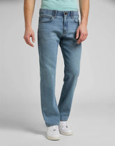 LEE STRAIGHT FIT XM MĘSKIE SPODNIE JEANSOWE FIELD BLUE L71WVTAG 112145537